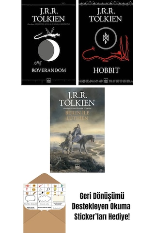 Roverandom Siyah Kapak + Hobbit Siyah Kapak + Beren İle Luthien