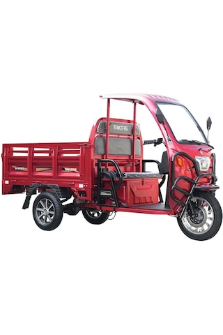 Rebat Motor Su68000 1500w Kabinli Brandalı Elektrikli Motosiklet 2025 Kırmızı