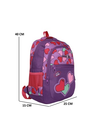 Kidessa 1308 Anatomik Sırtlı Unisex İlkokul Çantası-mürdüm