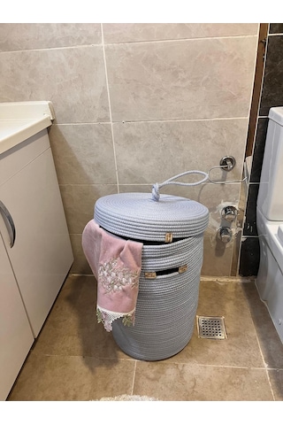 Zengin Design Home Banyo Çamaşır Sepeti Zengin Eesign Homr Zdh-123 Bebe Mavi