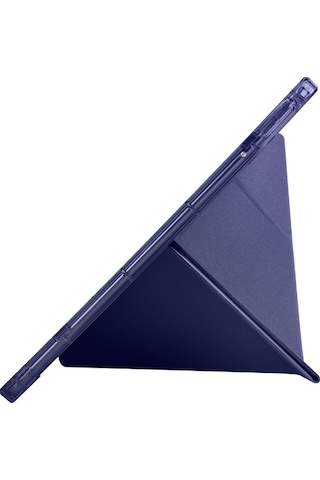 Xiaomi Pad Mini 8.8 İnç İle Uyumlu Kalem Bölmeli Uyku Modlu Katlanabilir Trifolding Tablet Kılıfı Kapaklı Kılıf