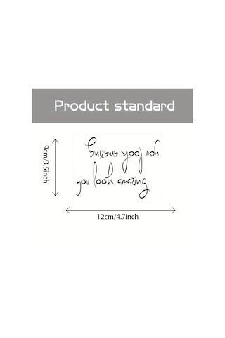 Sones Harika Görünüyorsun 2 Adet / Set Su Geçirmez Ve Yağ Geçirmez Vinil Çıkartmalar Ayna Dekoratif Çıkartmalar Diğer