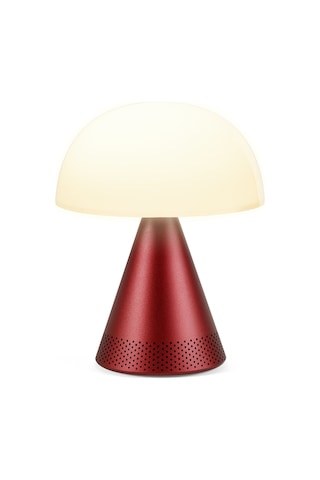 Lexon Mina L Led Lamba Ve Bluetooth Hoparlör Koyu Kırmızı Kırmızı