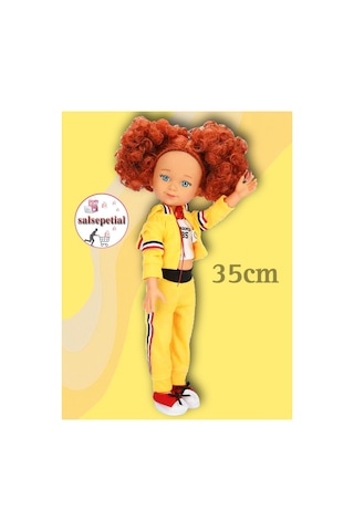 Büyük Boy Et Bebek 35cm Mina Sporcu Bebek Gerçekçi Aksesuarlı Model Bebek 35cm