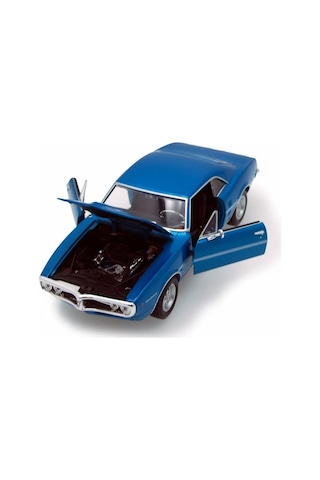 Welly 1 24 1967 Pontiac Firebird Mavi Model Metal Araba