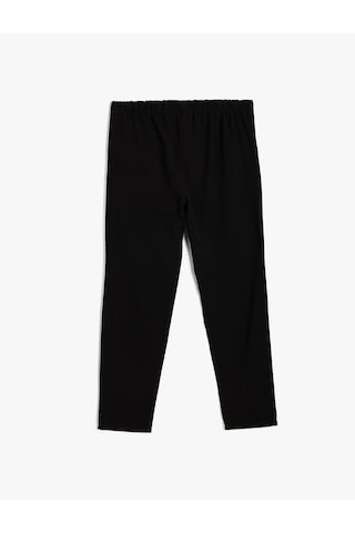 Koton Chino Okul Pantolonu Cep Detaylı Dar Kesim Siyah 5wkg40001aw Siyah