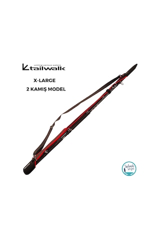 Tailwalk 2 Parça Askılı Kamış Kılıfı X-large Siyah