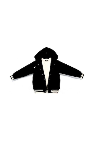 Erkek Çocuk Kapüşonlu 2li Sweatshirt-14687 Siyah