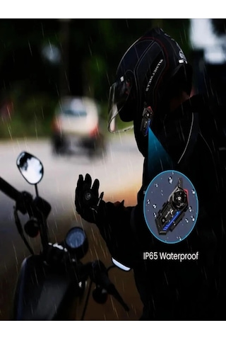 Bt57 Motosiklet Kask Kulaklık Intercom Işıklı Motorsiklet Interkom 86232086