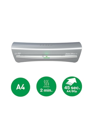 Leitz A4 Laminasyon Cihazı, 80 İla 125 Mikron Laminasyon Folyoları İçin, Laminasyon Kılıfları Dahil, Başlangıç