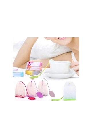 Silikon Çay Demleme Poşeti Çok Renkli