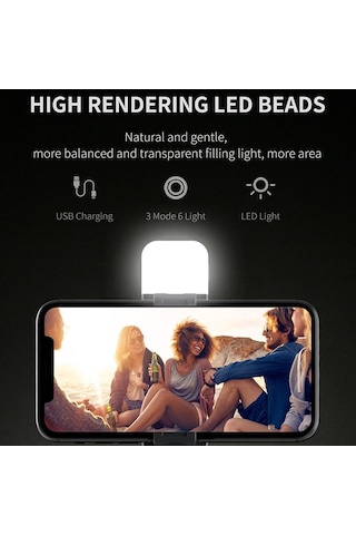 Vaorlo Katlanabilir Bluetooth Selfie Çubuğu Tripod Canlı Selfie İçin Dolgu Işığı Ile Canlı Destek Güzellik Işığı Tripod Blogger