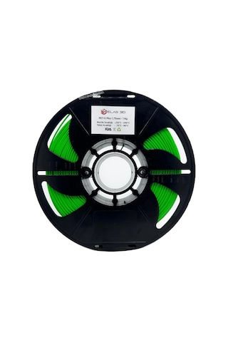 Elas Petg Plus Filament 1.75mm 1kg Filament Yeşil