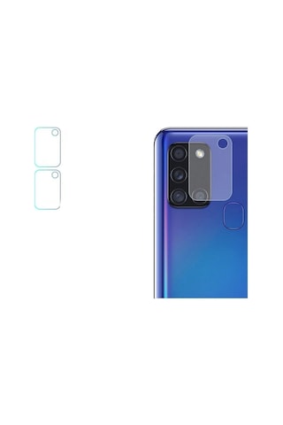 Ecrmobıle Samsung Uyumlu A21S Nano Cam Kamera Lens Koruyucu 2 Adet