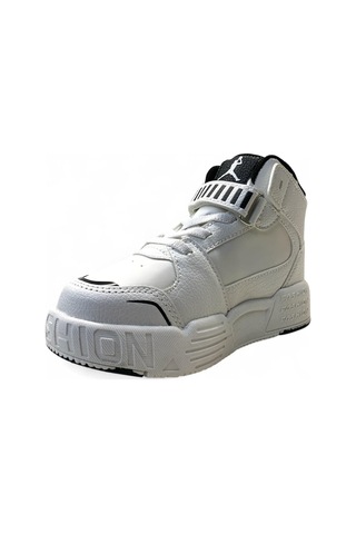 King Paolo King Hafif Çocuk Bilekli Sneaker Beyaz