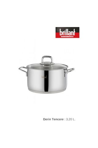 Queen Çelik Tencere 20 Cm Gümüş