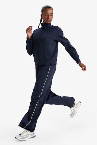 Defacto Defactofit Wide Leg Cepli Geniş Paça Standart Boy Sporcu Pantolon F3846ax25aunv253 Lacivert