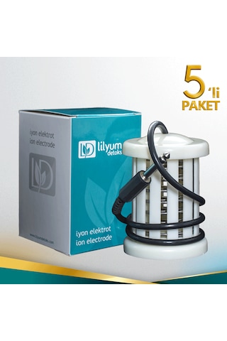 Lilyum İyon Elektrot Array Ayak Cihazı Beyaz 5'li Paket