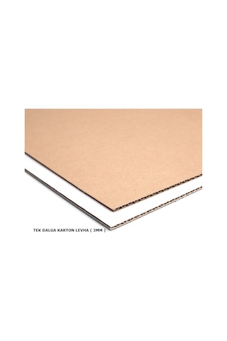 70X100Cm 3Mm 50Adet Oluklu Mukavva Maket Kartonu - Proje Kartonu