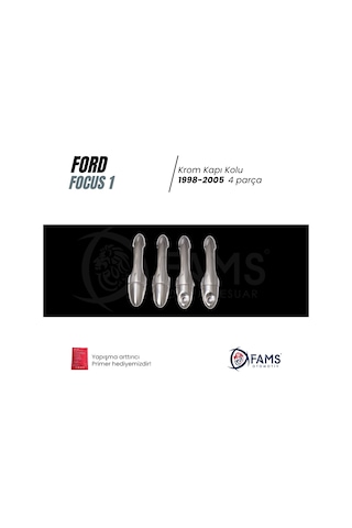 Ford Focus 1 Krom Kapı Kolu 4 Kapı 1998-2005 P.Çelik Çift Del .