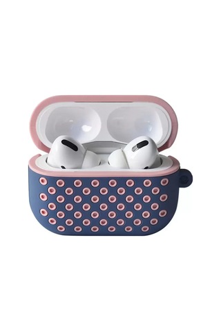 Zenviaat Newface Apple Airpods Uyumlu Pro 2 2.nesil Spor Delikli Kılıf - Mavi-pembe Znv2027 Arka Kapak