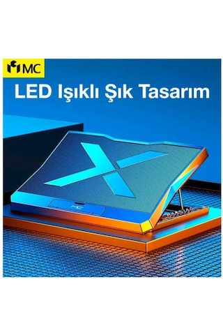 Coofbe 6 Fanlı 18" Ultra Sessiz Laptop Soğutucu Stand