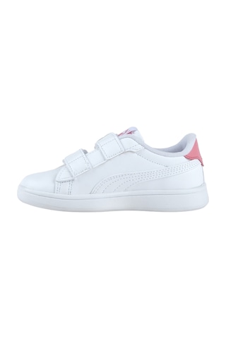 Puma Smash 3.0 Badges Çocuk Beyaz Spor Ayakkabı 397286-01 Beyaz