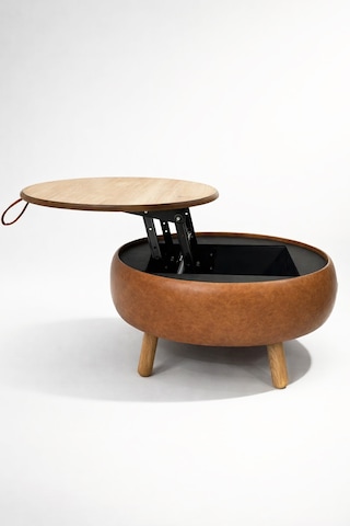 İrina Sandıklı Mekanizmalı Orta Sehpa/bench, Taba