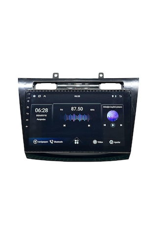 Ford Connect Siyah 2010-2014 8gb Ram 128gb Hafıza 8 Çekirdek Carplay Kamera Android Multimedya 9"