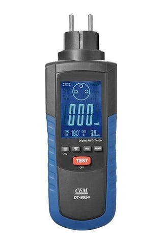 Cem Dt-9054 Kaçak Akım Rölesi Rcd Test   Cihazı
