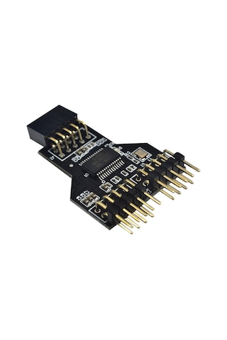 5089 9 Pin Anakart Usb Rgb Uzatma kablosu Çoklayıcı Çevirici
