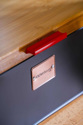 Acar Sirius Bambu Kapaklı Ekmek Saklama Kutusu - 30 Cm. Siyah