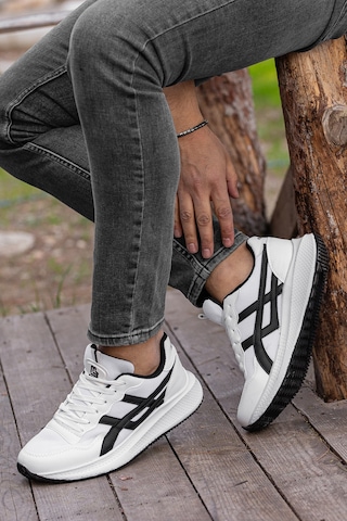 Daxtors Garantili D120 Günlük Ortopedik Erkek Sneaker Spor Ayakkabı Beyaz