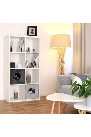 Kedi Evi Yuvası Keçe Antrasit Renk 3mm Kaliteli Keçe 32x32x32 Cm A3