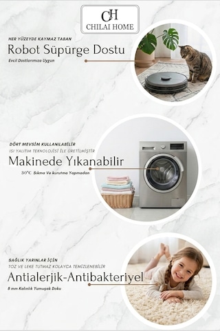 Unstable Makinede Yıkanabilir Kaymaz Taban Leke Tutmaz Dijital Salon Halısı Mutfak Halısı Ve Yolluk Çok Renkli