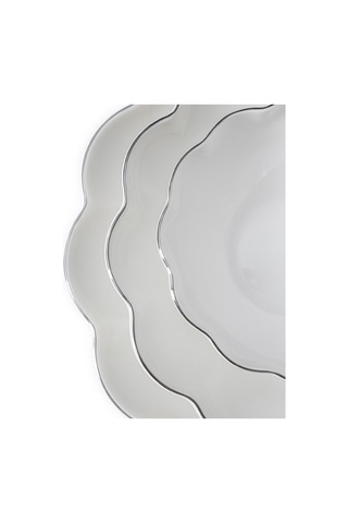 Maxx Doria Livia Platinum 12 Kişilik 58 Parça Yemek Takımı Pa2094 Beyaz