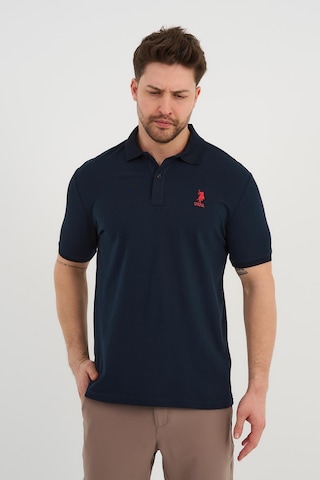 Alexander Gardi Alexandergardı Polo Yaka Düğme Detaylı T-shirt Lacivert