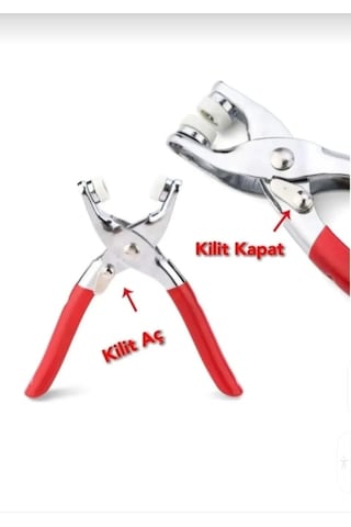 9.5 Mm Metal 50 Çıt Çıt, El Pensesi, Set- Gömlek Ve Bebe Çıtçıt M