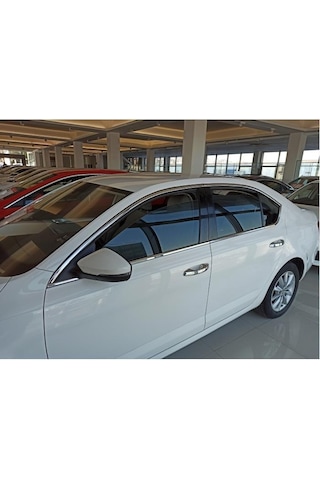 Skoda Octavia Cam Çerçevesi Kenar Çıtası Krom Tamtur 2013 /20
