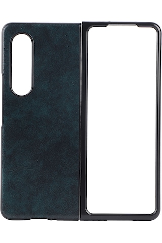 Galaxy Uyumlu Z Fold 3 Mavi İş Desenli Kılıf Kaiyi