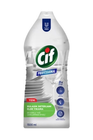 Cif Pro Elde Yıkama Bulaşık Deterjanı 1500 ML