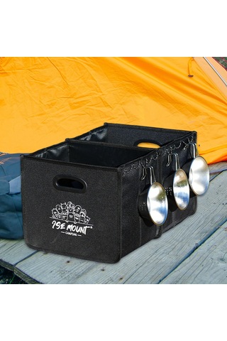 Homyl Açık Hava Kamp Saklama Çantası Pişirme Siyah Siyah