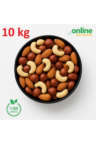 Lüx Çiğ Karışık Kuruyemiş 10 Kg 10 KG