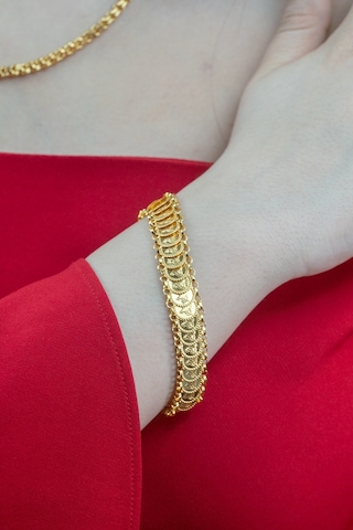 22 Ayar Baskı Reşat Dizme Altın Bileklik