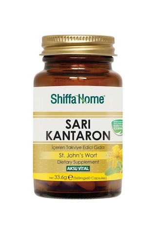 Shiffa Home Sarı Kantaron 560 MG 60 Kapsül x 3 Adet