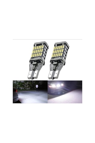 Vw Golf 7 Normal Stop Için Beyaz Led Geri Vites Ampulü T15