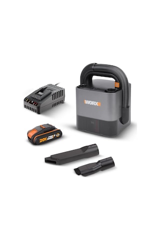 Worx Wx030 20volt 2.0ah. 30w/10kpa Li-ion Flexi Esnek Hortumlu Profesyonel Kompakt Şarjlı Süpürge Fr Wx030