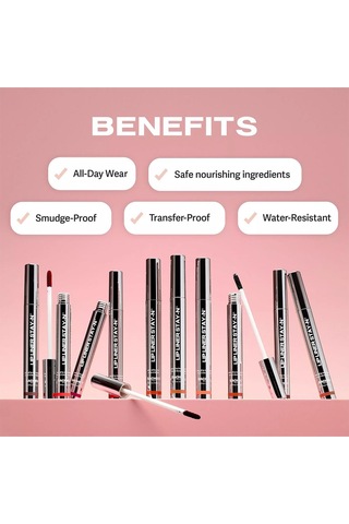 Sacheu Lip Liner Stay-n Soyulabilir Uzun Süre Kalıcı Dudak Çizgisi Belirginleştirici 00 Leftonred 3.5ml 00 Leftonred