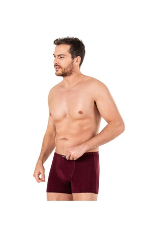 Kompedan Erkek Pamuklu Modal Boxer 11897-Bordo
