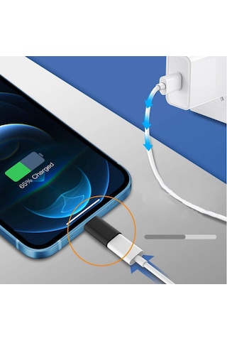 Nettech Micro Usb To Type-c Dönüştürücü Siyah Siyah